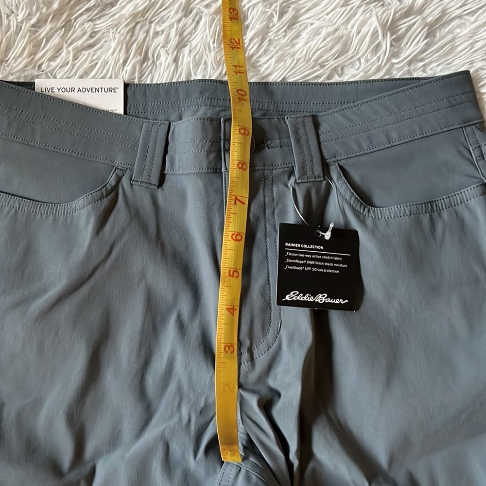 Eddie Bauer Women's Rainier Pants straight pant graphite size 4 - Picture 7 of 14
